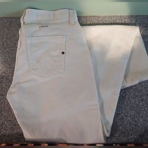 Women's White Wrangler Jeans